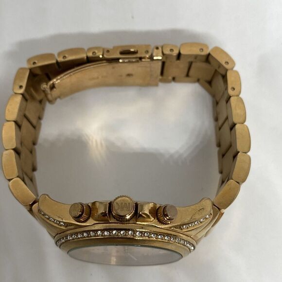 Michael Kors MK5263 Women's Gold Stainless Steel Quartz Analog Dial Watch GE533 - Picture 8 of 12